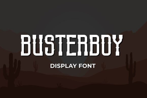 Busterboy: A Vintage Display Font for Bold Branding