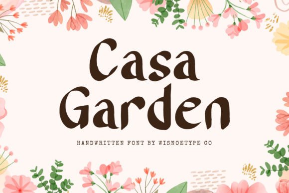 Casa Garden: A Display Font for Digital Design Excellence