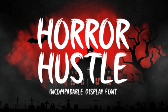 Horror Hustle: A Display Font for Bold Editorial Design
