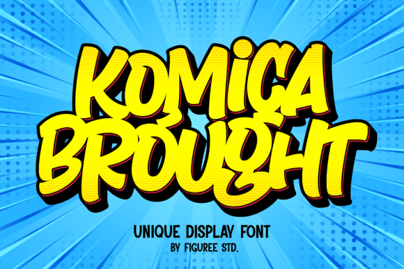 Komica Brought: A Playful Display Font for Scroll-Stopping Campaigns