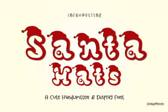 Santa Hats: A Font That Brings Holiday Cheer to Every Project