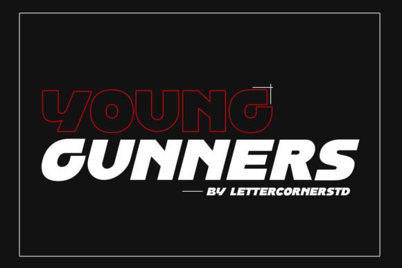 Young Gunners: A Modern Display Font for Editorial Design